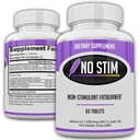 No- Stim Non Stimulant Fat Burner Diet Pil Bahwa Work- Appetite Suppresan & Best Caffeine Free Weight Los Suplemen Natural Thermogenic Fat Loss Pilles - 60 tablet