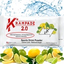 Krampade Potasium Magnesium Suplemen Elektrolytes - 50 mg Mag + 2000 mg K, > 2X More Than Coconut Water 124; Cramp Relief 124; Hidration Packets