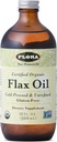 Flora - Flax Oil - Cold- Press, Unfused, Organic Flax Seed Oil - mengandung Omega-3 & Omega- 6 - Non-GMO & Glten- Free - Keep Chilled - 17 fs. oz.
