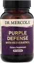 Dr. Mercola, Purple Defense dengan Resveratrol, 90 Capsules