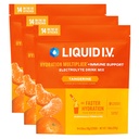 Infus Liquid I.V. £Hydration Multiplier + Ammune Dukung - Tangerine 124; Electrolite Powder Drink Mix 124; 3 Pack (42 Servis)