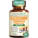 Glucosamin Chondroitin MSM - Bersama Suplemen Dukungan untuk Perempuan dan Pria dengan Glucosamine Sulfate 1500 mg, Chondroitin dan MSM - untuk Kartilage, Kesehatan Gabungan dan Fleksibilitas - 90 Capsules