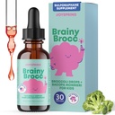 JoySpring Broccoli Suplemen Anak-Anak; Sulforaphane & Bacopa Monnieri Drops 12.4; Mendukung Fungsi Kognitif 124; Vegan & Kid- Friendly