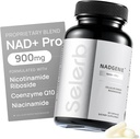 Selerb NR900 - NAD + Suplemen untuk Dukungan Penuaan Skin, Dukungan Energi Sel dan Fokus, Potensi Tinggi - 60 Counts - Suplemen Wellness Dieter