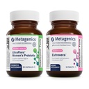 Metagenik Bundle - UltraFlora Women 's & HerWellness Estrovera - 30 Count of UltraFlora Women' s for Vaginal Health - 30 Tablet of Estrovera for Hot Flashes, Menopause Relief & Night Sweats