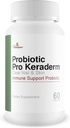 Probiotic Pro Keraderm - Probiotic Ammune Dukungan - Targeted Nail & Skin Formula untuk Toenalear Provious & Feet - Aid Foot Hygiene dari Inside Out - Help Repair & Stimulate Clear Nail Growth