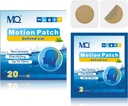 MQ 20ct Motion Sickness Patches, Medium Color, Sea Sickness Patches Non Drowsy & Waterproof, Cruise Ship Travel Estials, Fast Acting & Long Lasting 72H