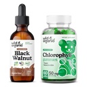 Wild & Organic Black Walnut Tsucture 2 fl oz & Chlorophyll Gummies 60 Count