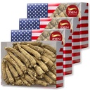4 kotak milik Tangan Rakyat Amerika yang dipilih Ginseng Root- Ekor Kecil (4oz / Box) Boosts Body Imunity, Energy & Stamina for Man & Women (16 Oz)