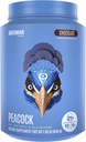BirDMAN Peacock Vegan Powder 124; Complete Plant Based Meal Replacement Shake with Magnesium, Vitamin D, MCT Oil A24; All in One Suplemen Pria dan Perempuan 124; Smooth Texture 14; Chocolate Flavor