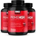 ForCE FacTOR Prime HGH Presention Activator, 3- Pack, HGH Suplemen untuk Men with Clinically Studied Alphasize to Help Trigger HGH Produksi, Increase Workout Force, & Impprove Performance, 225 Count