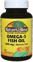 Nature 's Blend Omega- 3 10000mg - 90 Softgels, Paket 2