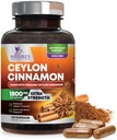 Pill Menamon Organik Ceylon Tambahan 1800mg - Tersertifikat Powder Ceylon Organic - Energi & Heart Dukungan untuk Perempuan & Pria, Botol di AS, Antioksidant, Gluten Bebas, Non-GMO - 120 Capsules