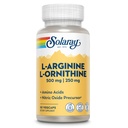 Solaray Free Formulir L- Arginine dan Ornithy Capsules, 50 Count