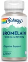 Suplemen SOLARAY Bromelain, 1000mg 124; 60 Cacah