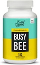 LIVELY VITAMIN CO. Sibuk Bee - Sangat Bioavable Vitamin B Kompleks dengan Choline - Energy - Stress-Brain Clarity - Oxidative Damage - Dairy Soy Gluten Bebas - 180 Vegan Capsules
