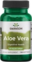 Swanson Aloe Vera 25 Miligram 100 Sgels