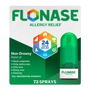 Penggal Alergi Flonase Relief Nasal Spray, 24 Hour Non Drowsy Algergy Medicine, Metered Nasal Spray - 72 Spray - Fall and Seasonal Allergy Relief