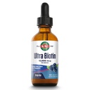 KAL Ultra Biotin 1000mcg DropIns, Liquid Biotin Drops, Wirth Growth Suplement, Potency Tinggi Vitamin B7, Heally Hair, Kulit, Nails and Energy Dukung, Natural Mixed Berry Flavor, Approx 59.