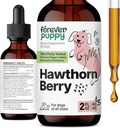 Forever Puppy Hawthorn Berry Drops for Dogs - Antioksidant Support Tincture for Dogs w / Hawthorn Berry - Liquid Heart Health Supplemen Happy Pets - Tidak ada Preservations & Android Colors - 2 oz