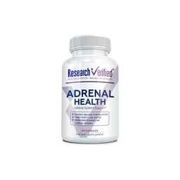 Research Verified Adrenal Dukung - 60 Kapsul - Dukung Fungsi Kanal Adrenal, Energi Boost, Cortisol Keseimbangan - Mushroom, B-Vitamin, Biolavonoid, BioPerine
