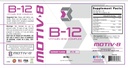 Motiv-8 Esensial Vitamin B-12 Drops, Sublingual, Easy to Take Liquid Suplemen, Supports Eye Health, Brain Energy, Nervous System, Cognition & Memory (60 Servings, Raspberry)