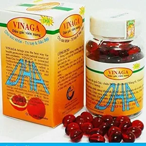 Lot 4 Box - Gac Oil DHA - Momordica Cochinensis Oil - Dau Gac 400 Kapsul