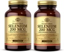 Solgar Yeast- Free Selenium 200 mcg - 250 Tablet, Paket 2 - Support Antioxidant & Ammune System Health - Non-GMO, Vegan, Gluten Free, Dairy Free, Kosher - 500 Total Servings