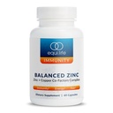Equilife Balanced Zinc, 15 mg Zinc & Co- Factor Complelement with Vitamin C & Vitamin B6 for Daily Immunity Support, Gluten Free, Vegan, Non GMO, 60 Capsules