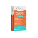 Omax Prebiotic & Probiotic 50 Miliar CFU + Chicory Inulin, 10 Strains, Reduce Bloating, Dibuble, SIBO, Leaky Gut, Vaginal pH, Acivoillus, Vegan, Dairy Free, Glutten Free, Blister Packaged