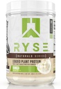 RYSE Loaded Plant Protein - Vanilla - 20g tanaman Vegan Alam - berbasis bubuk Protein dari Pea, Chickpea & Barley Rice - Tidak ada Warna Buatan, Flavors atau Sweeteners - 20 Servis