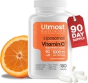 Liposomal Vitamin C - 100MG VIT C & 100MG Super Bioflavonoid Kompleks untuk Enhanced Wellness 124; Antioksidant Suplemen Alami Raw untuk Dewasa 124; Advanced Dukungan 124; Non-GMO (180 kapsul)