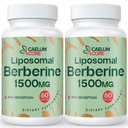 Lipomal Berberine HCL - Berberine 1500mg High Bioavability, Berberines Supplemen Perempuan dan Pria (2 Pack)