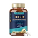 Totaria TudCA Bile Salts 1200 mg (Taoroursodeoxycholic Acid), 120 Capsules, Suplemen TudCA Murni, Liver and Galleck Cleanse & Repair, Vegan