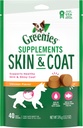 Hijau Skin & Coat Food Suplemen Dengan Minyak Ikan & Omega 3 Acids Gendut, 40-Count Chicken- Flavor Lembut Chews untuk Anjing Dewasa Semua Size