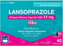 Rite Aid Lansoprazole 15mg - 42 Capsules, Acid Reducer Delayed Release Capsules USP, Heartburn Relief and Acid Reflux, Sampai 24 Jam Bantuan