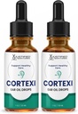 Laboratorium yang diresahkan (2 Pack) Cortexi Ear Drops Cortexi Healthy Eardrum Oil Supportly Ears Premium Blend of Escular Oils 2 Botles