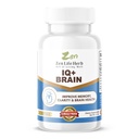ZEN LIFE HERB IQ + Brain - Caffeine- Free, Clinically Tested Focus, Konsentrasi, Memory & Energy, Tanaman Alami Herbal Suplemen, Tidak Ditambahkan Vitamin / Mineral / Jamur / Gula (60 Softgels)