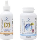 Eniva Omega 3 Premium Fish Oil High EPA / DHA and Liquid Vitamin D3 (120 mL) Doctor Formulated for Rapid Absorpsi