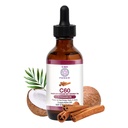 C60 Power Cinnamon Flavored C60 dalam Oil MCT Organik - Dukungan Alam Wellness untuk Pria & Perempuan, 99,99% C60 Yang Terlarang, Promotes Energi, Kejelasan Mental, & Stamina - 2 FL oz Botol