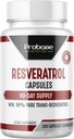 Potency Resveratrol Capsules Tinggi Lebih dari 98 Percent Trans Resveratrol AntioksidanSehat Penuaan 90 Hari Katup 180