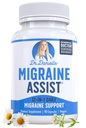 Best Migraine Relief Product with Magnesium - Migraine Assist Suplement with Quercetin, Feverfew, Butterbur, CoQ10 from Dr. Danielle, 90 Capsules