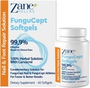 Zane Hellas FunguCept Softgels untuk Hasil Lebih Cepat dan Lebih Baik. Pasokan Produk untuk FunguCept Nail & Athlete. 60 Softgels.
