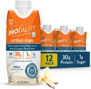 Vanila Nutrection Shake 124; 30g Protein, 1g Sugar 14; Dukungan Nutrition untuk Kesehatan Otot Selama Berat 124; 12 Pack