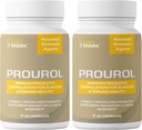 Prourol Patented PROBIOTIC Suplemen Kesehatan Uurinary, Dukungan Bladder, Boost Ammune, Penentuan Pembirian Frekuensi, Kesehatan UTI, Ingreasi Alam, Daily Overall Tambahan Kesehatan - 2 Botol - 120 Menghitung
