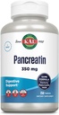 KAL Pancreatin 350mg, Digeptical Enzymes for Women and Men, Pankreatic Enzimes for Digetical Health Support, Gluten Free, Nun-GMO, Rapid Disintegration, 60- Day Affitee, 250 Pelayan, 250 Tablet