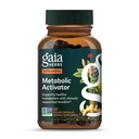 Gaia Herbs Metabolic Activator - Suplemen Energi Alam untuk Dukungan Metabolisme - Dibuat dengan Panax Notoginseng & Astragalus Ekstrak - Bebas dari Dairy, Soy & Gluten - 60 Capsules (60 Pelayan)