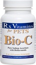 Rx Vitamin Bio-C - Vitamin C untuk Anjing dan Kucing - dengan Lemon Bioflavonoid untuk Bantuan Allergy - Imune Dukungan Suplemen - Promemasuki Coat dan Skin Gabungan - 4 oz