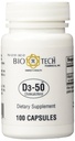 BioTech Pharmacal - D3- 50 (50.000 IU) - 100 Caps (FFP)