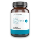 Dr Brightten Saw Palmetto Plus - Natural Dietary Supplement for Women - PCOS Support to Prevent Hair Los Acne Oily Skin